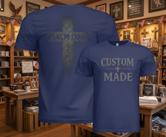 Custom Made | Psalm 139:14 Faith-Forged Tee