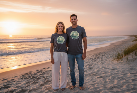 Christian Coastal T-Shirt | Salt & Salvation SlackTide Faith Tee | Liberty & Victory