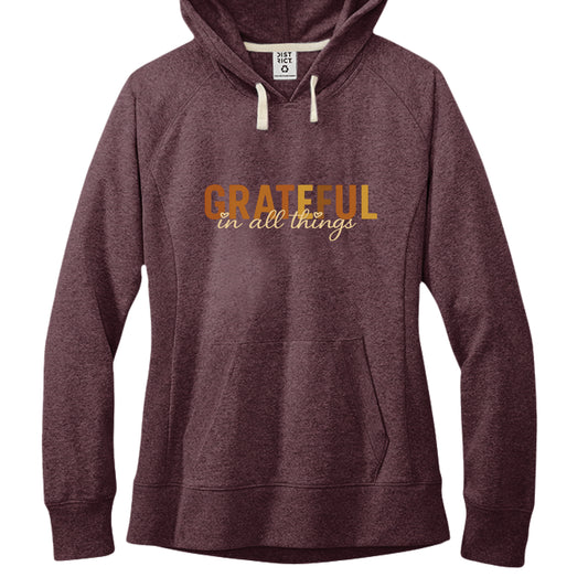 Maroon Heather - FRONT