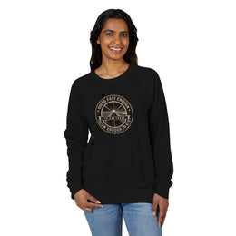 Coastal Faith Crewneck Sweatshirt | Coastal Redemption "Going Fast Enough" French Terry Raglan | Salt & Salvation | Veteran-Owned | Liberty & Victory Co.