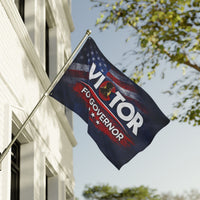 Patriotic Campaign Flag | Victor Marx Colorado Governor Double-Sided Outdoor Flag | Liberty & Victory