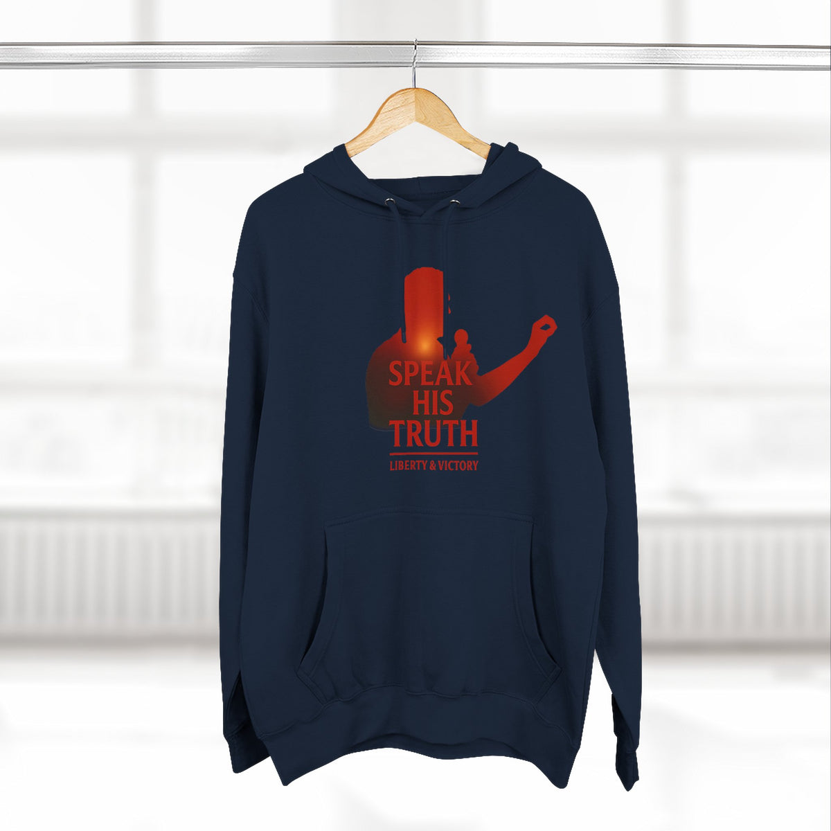 Speak His Truth Hoodie — Christian Faith Graphic Pullover