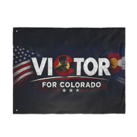 Double-Sided | Campaign Supporter Flag Victor for Colorado | Double-Sided | American Flag + Colorado Emblem | Liberty-In-One | Veteran-Owned | Liberty & Victory Co.