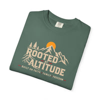 Rooted in Altitude Mountain T-Shirt — Adventure Outdoor Graphic Tee