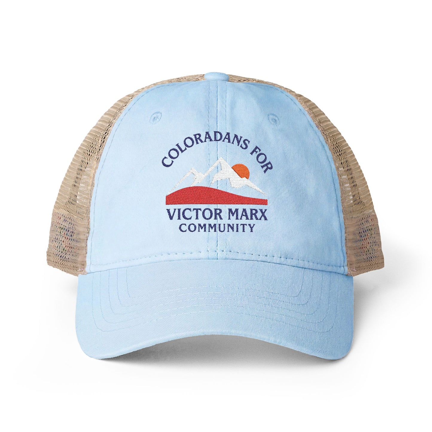 Victor Marx for Colorado | Women's Washed Mesh-Back Cap | CFVM | Liberty & Victory Co.