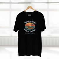 Christian Coastal T-Shirt | Boats Beaches Ballads & Bibles Faith Tee | Liberty & Victory
