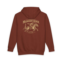 Christian Patriotic Hoodie | Midnight Rider 1775 Signature Line | Liberty-In-One | Liberty & Victory
