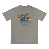 Christian Coastal T-Shirt | Sunday Ashore Vintage Coastal Surf Tee | Liberty & Victory