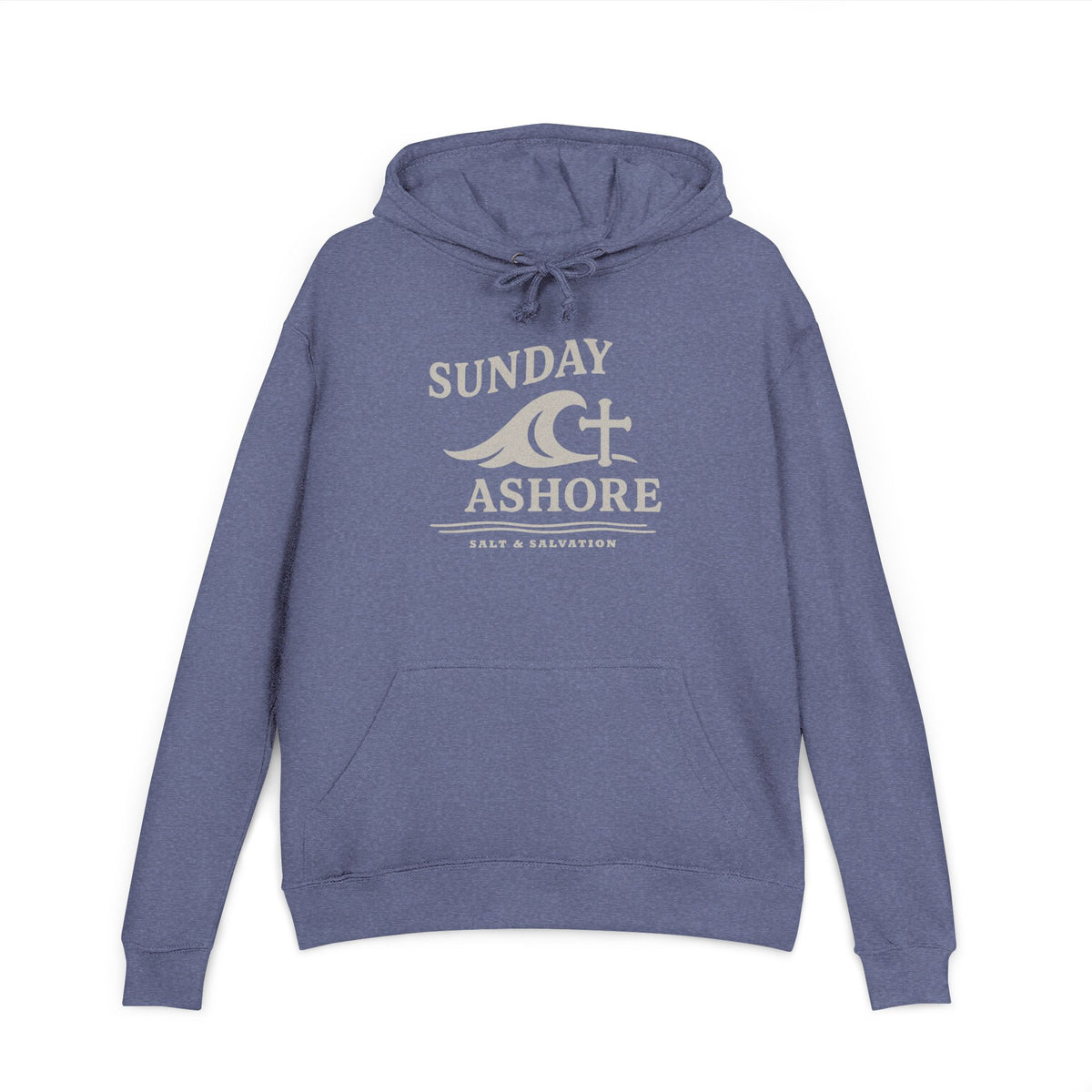 Salt & Salvation Coastal Hoodie – Faith-Inspired Pullover