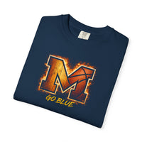 Michigan Wolverines Basketball T-Shirt | Road to the Championship Vintage Block M Garment-Dyed Tee | Victory-One | Liberty & Victory