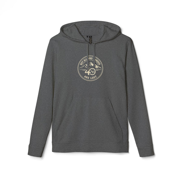 Adidas Hoodie | Not All Who Wander Are Lost | Wilderness Mountain Fleece | Liberty & Victory