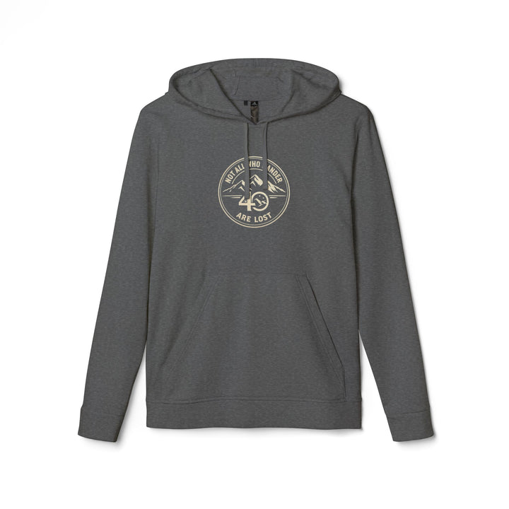 Adidas Hoodie | Not All Who Wander Are Lost | Wilderness Mountain Fleece | Liberty & Victory