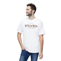 USA Cotton & Assembly Patriotic T-Shirt | America 1776-2026 Commemorative 250th Anniversary Tee | Liberty & Victory