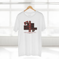 Faith & Sport | Fall Family Football — T-Shirt Faith Runs Through It-Georgia Bulldogs Edition | Game Day Faith Tee | Veteran-Owned Small Business | Liberty & Victory Co.