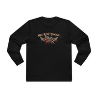 Patriotic Biker Long-Sleeve T-Shirt | We Ride Tonight Winged Engine & RWB Eagle | AS Colour 5029 | Signature Line | Veteran-Owned | Liberty & Victory Co.