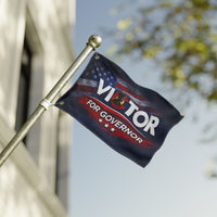Patriotic Campaign Flag | Victor Marx Colorado Governor Double-Sided Outdoor Flag | Liberty & Victory