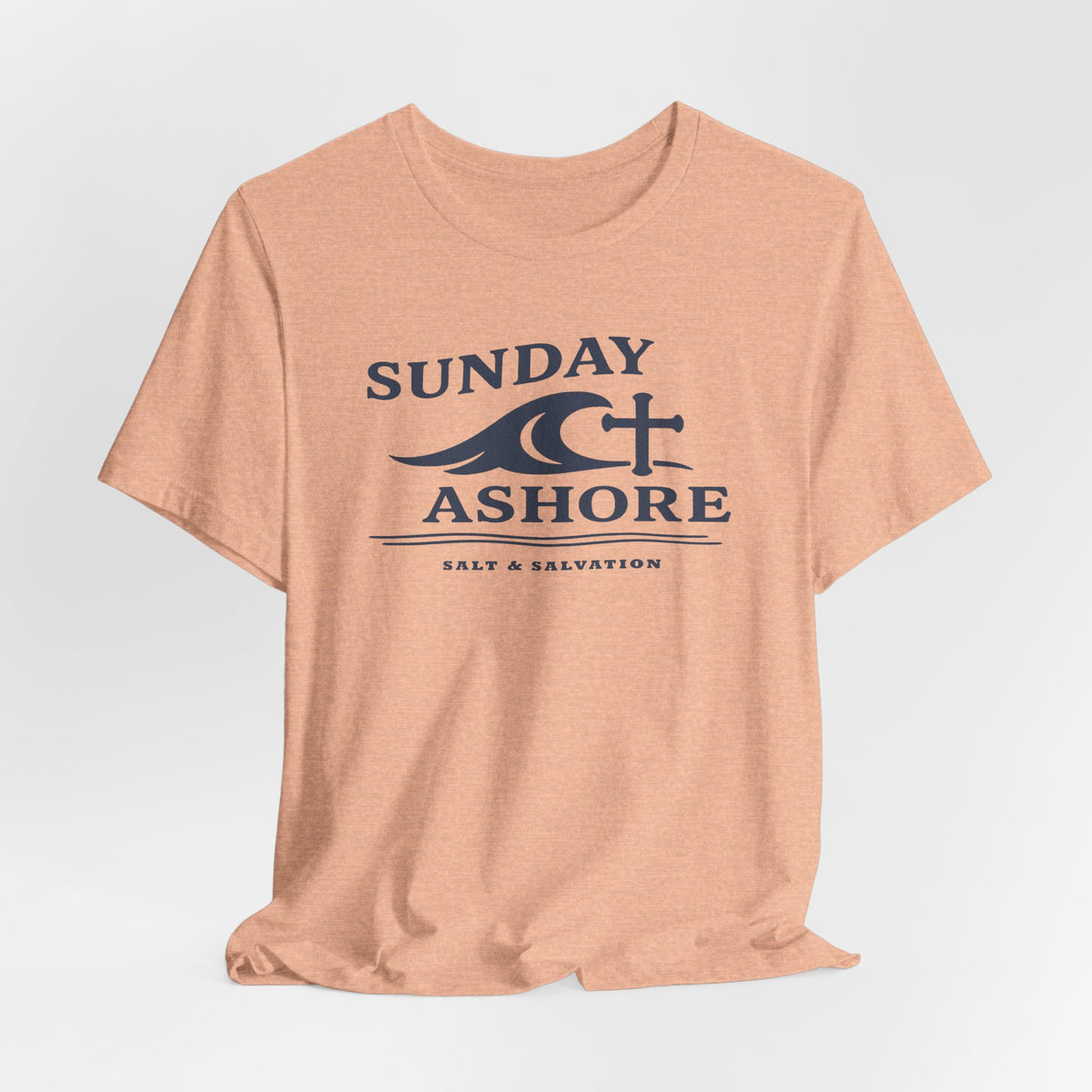 Sunday Ashore Tee | Coastal Surf Faith T-Shirt
