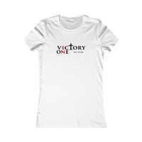 Faith & Sport Women's T-Shirt | Victory One Minimalist Graphic Tee | Veteran-Owned | Liberty & Victory Co.