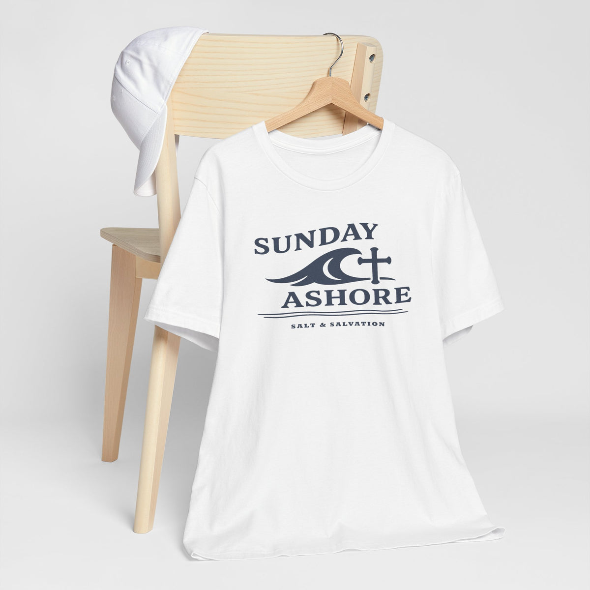 Sunday Ashore Tee | Coastal Surf Faith T-Shirt