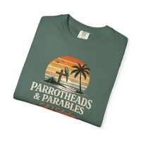 Coastal Faith T-Shirt | Parrotheads & Parables Beach Sunset Essentials | Salt & Salvation | Liberty & Victory