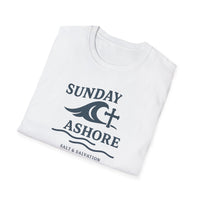 Coastal Faith T-Shirt | Sunday Ashore Essential Tee | Salt & Salvation | Liberty & Victory