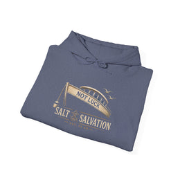 Coastal Faith Hoodie | Salt & Salvation "Not Luck" Nautical Anchor Sweatshirt | Veteran-Owned | Liberty & Victory Co.