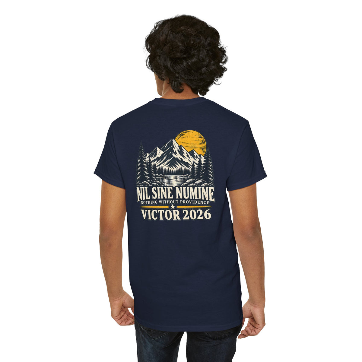 Coloradans for Victor Marx | Nil Sine Numine Victor 2026 Mountain T-Shirt | CFVM | Liberty & Victory Co.
