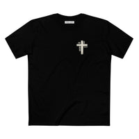 Cross & Flag 1776-2026 Front Back Graphic T-Shirt