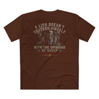 Christian T-Shirt | Colorado Lionheart | A Lion Doesn't Concern Himself | Mountain Lion + Colorado Emblem | Liberty-In-One | Signature Line | Veteran-Owned | Liberty & Victory Co.