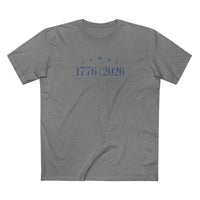 Patriotic Christian T-Shirt | 1776–2026 One Nation In God We Trust Flag | Signature Line | Liberty & Victory Co.