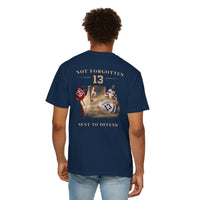 Patriotic T-Shirt | USA Hockey Johnny Gaudreau #13 Memorial | Sent to Defend Tribute | Liberty & Victory
