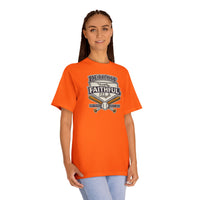 Faith & Sport T-Shirt | Detroit Faithful Crossed Bats Vintage Baseball Tee | Victory-In-One | Liberty & Victory