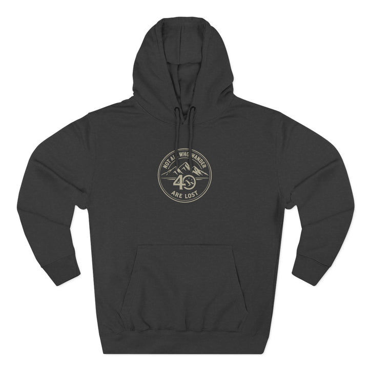 Wilderness Mountain Hoodie — Vintage Outdoor Adventure Pullover