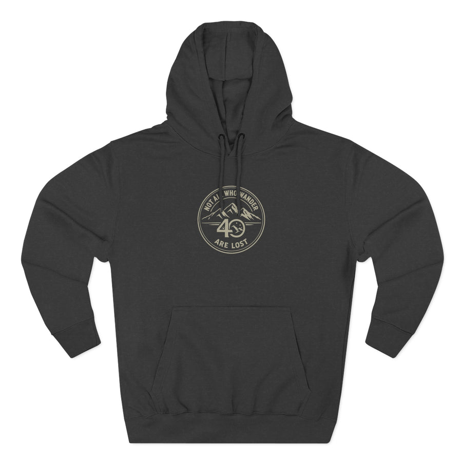 Mountain Faith | Wilderness Mountain Hoodie — Vintage Outdoor Adventure Pullover | Liberty & Victory Co.