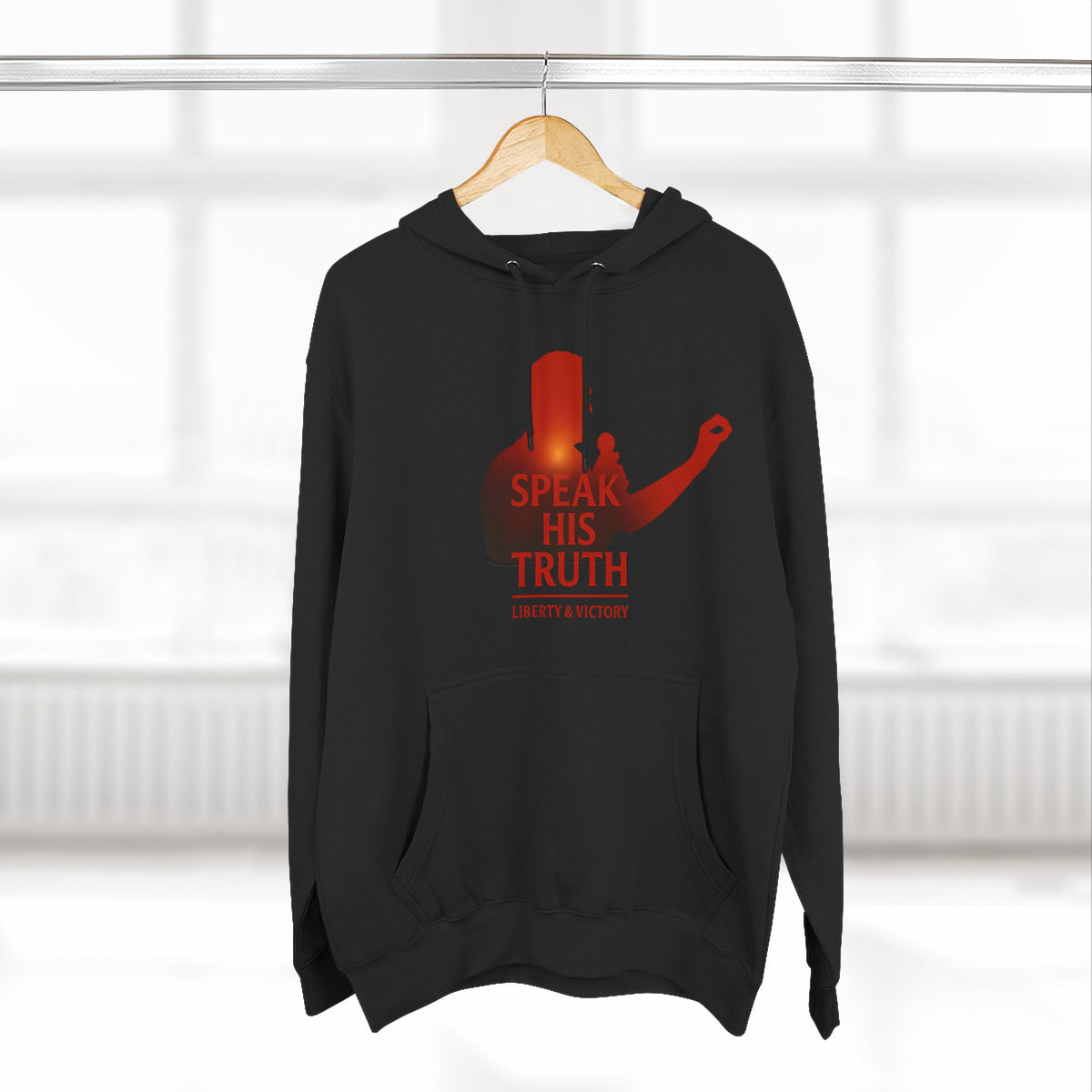 Speak His Truth Hoodie — Christian Faith Graphic Pullover