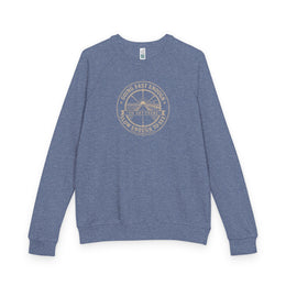 Coastal Faith Crewneck Sweatshirt | Coastal Redemption "Going Fast Enough" French Terry Raglan | Salt & Salvation | Veteran-Owned | Liberty & Victory Co.