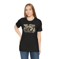 Patriotic Christian T-Shirt | We Ride Tonight | 1776 Founders Line | Original Midnight Rider | Liberty & Victory Co.