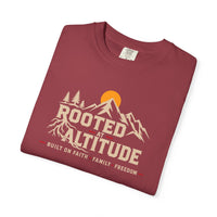 Rooted in Altitude Mountain T-Shirt — Adventure Outdoor Graphic Tee