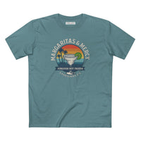Christian Beach T-Shirt | Margaritas & Mercy Forgiven Not Frozen Sunset Beach Faith Tee | Liberty & Victory