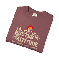 Mountain Faith | Rooted at Altitude — Colorado Edition T-Shirt | Built on Faith. Family. Freedom. | Veteran-Owned | Liberty & Victory Co.