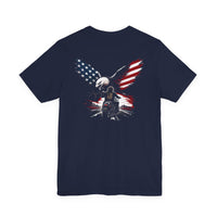 Patriotic T-Shirt | Victor for Colorado OMR Eagle Biker Design | Veteran-Owned | Liberty & Victory Co.