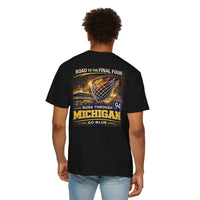 College Basketball T-Shirt | Michigan Wolverines Final Four Tee | Sports Faith Apparel | Liberty & Victory