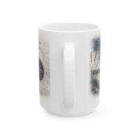 Still Held-Not Luck Ceramic Mug — Nautical Vintage Coffee Cup (Faith, Grit, Saltwater)