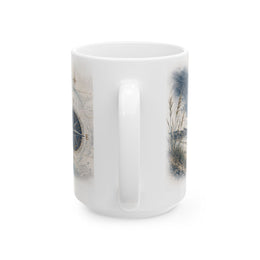 Coastal Faith Coffee Mug | Still Held Through Any Storm 15oz Ceramic | Salt & Salvation | Liberty & Victory Co.