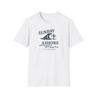 Coastal Faith T-Shirt | Sunday Ashore Essential Tee | Salt & Salvation | Liberty & Victory