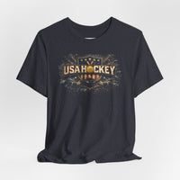 USA Hockey Michigan Connection Tee — Milan 2026 Team Hockey T‑Shirt