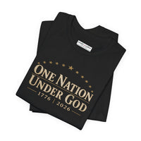 Patriotic T-Shirt | One Nation Under... 1776 Essential Line | Liberty-In-One | Liberty & Victory
