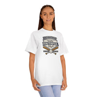 Faith & Sport T-Shirt | Detroit Faithful Crossed Bats Vintage Baseball Tee | Victory-In-One | Liberty & Victory