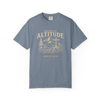 Christian T-Shirt | Rooted at Altitude Faith • Family • Freedom | Cross + Mountain Roots | Wonder & Wander | Signature Line | Veteran-Owned | Liberty & Victory Co.