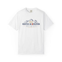 Christian T-Shirt | Rooted in Creation | Built on Faith | Mountain + Sun | Colorado 150th | Wonder & Wander | Signature Line | Veteran-Owned | Liberty & Victory Co.